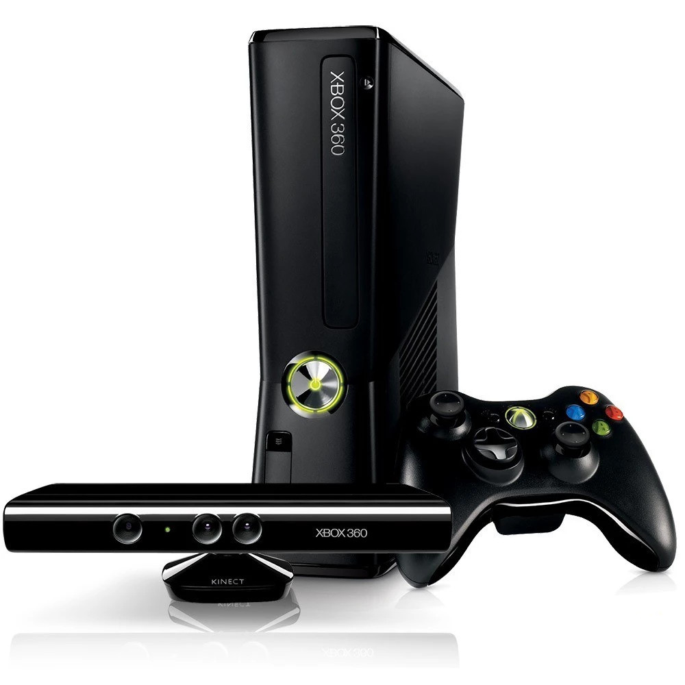 مرضي في حال مطار  Xbox 360 Slim 250 GB Használt + Kinect Szenzor használt – Konzol City